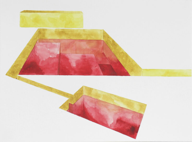 Bassins versants - Triptyque rouge – Image 2